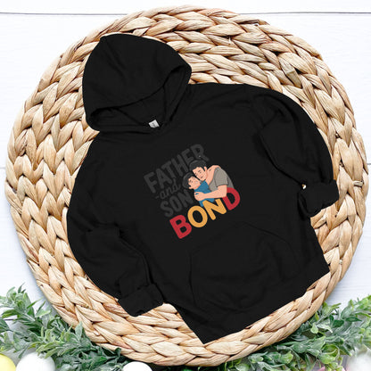 Son and Dad Black Hoodie