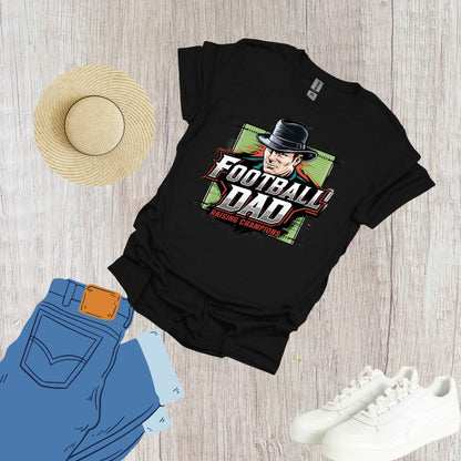 Football Dad Black Shirt Raising Champions Daily