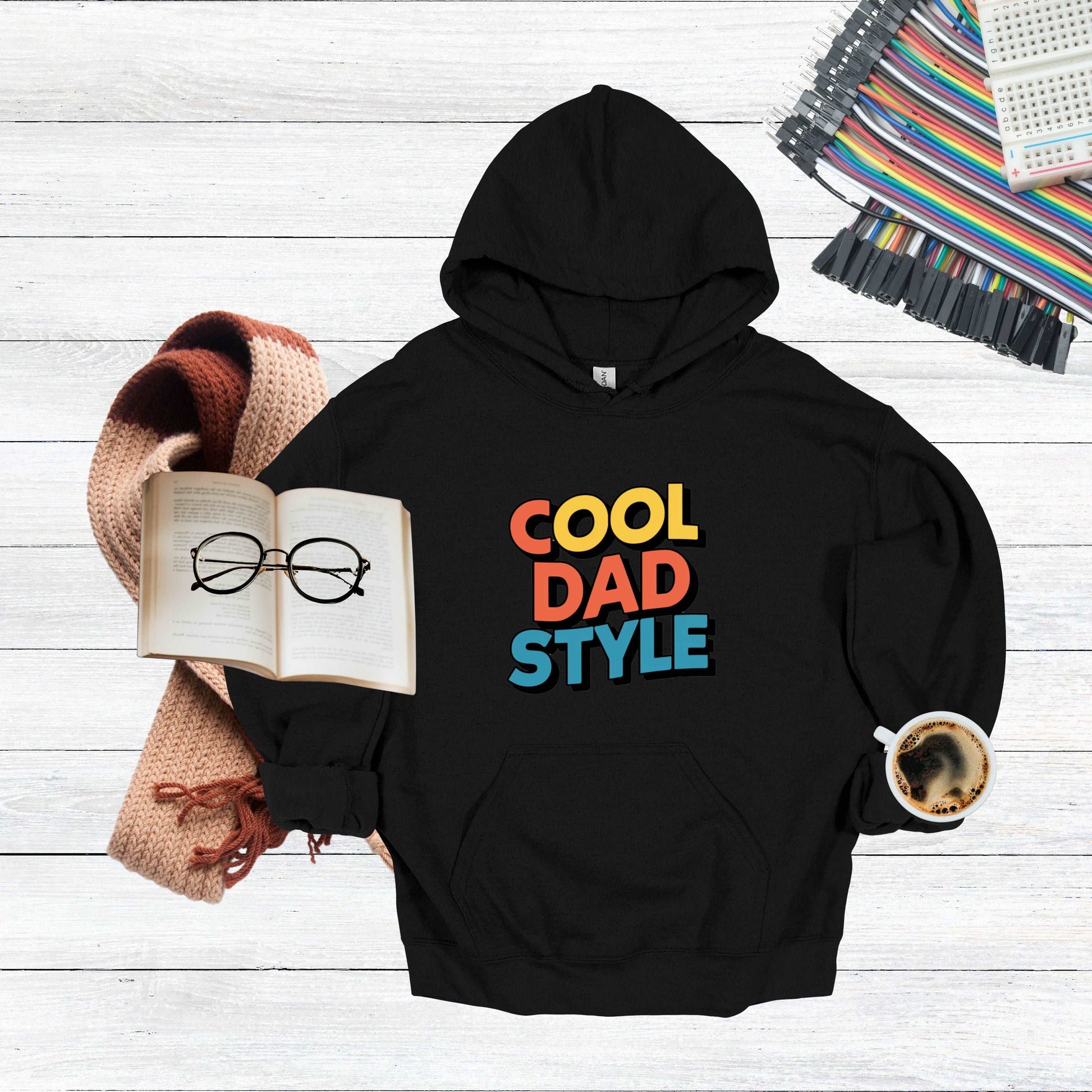 Cool Dad Black Hoodie