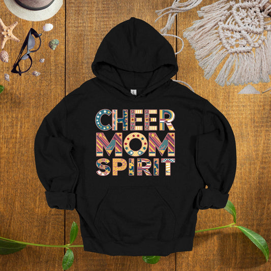 Cheer Mom Black Hoodie