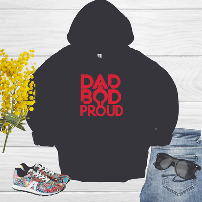 Dad Bod Charcoal Hoodie