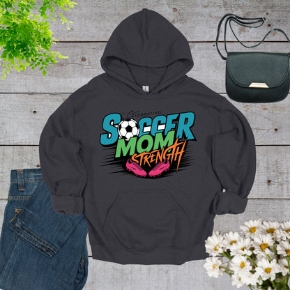 Soccer Mom Charcoal Hoodie