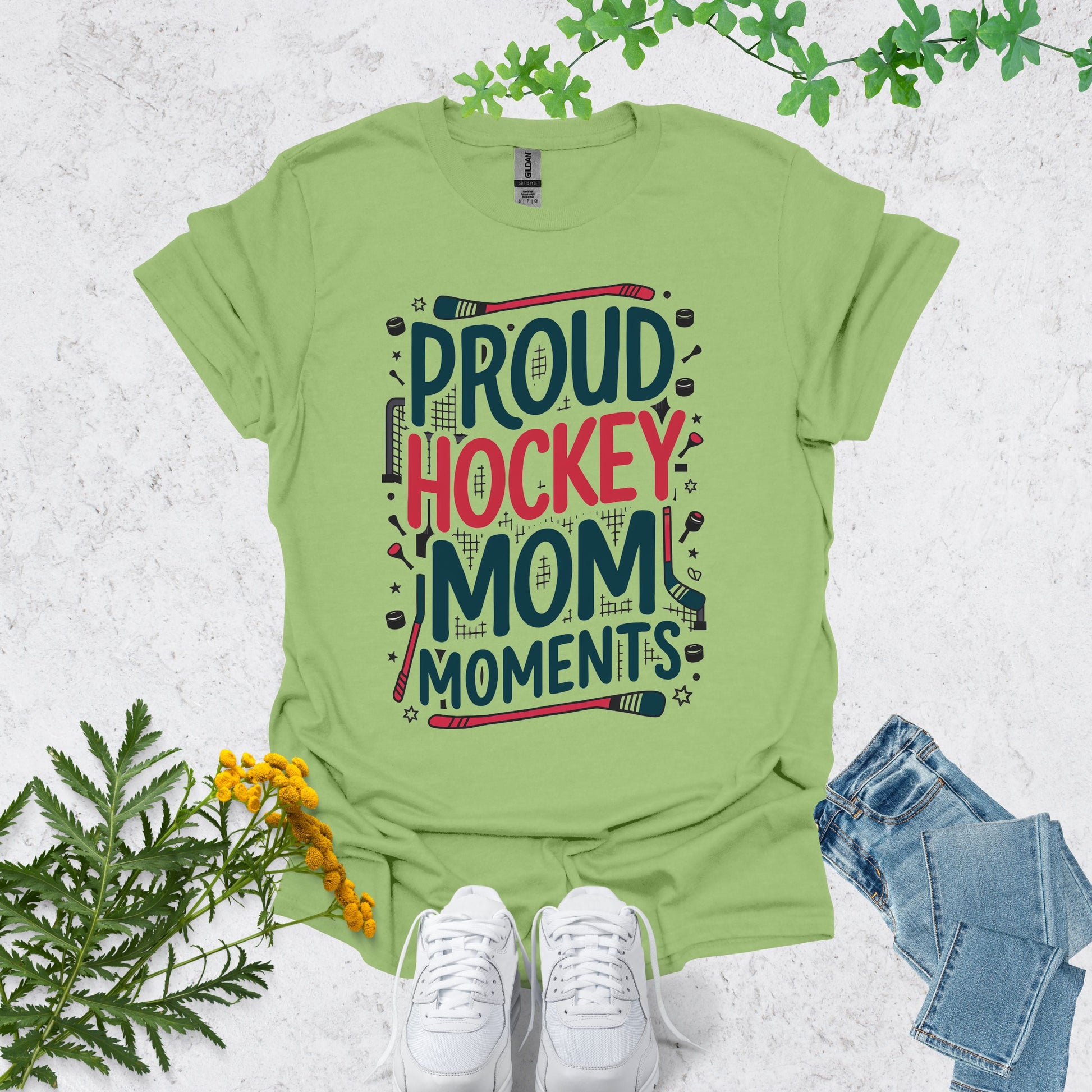 Hockey Mom kiwi Shirt - Lace Up for the Win