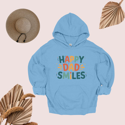 Happy Dad Light Blue Hoodie