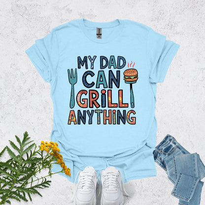 Top dad shirt | My Dad Can Grill Anything