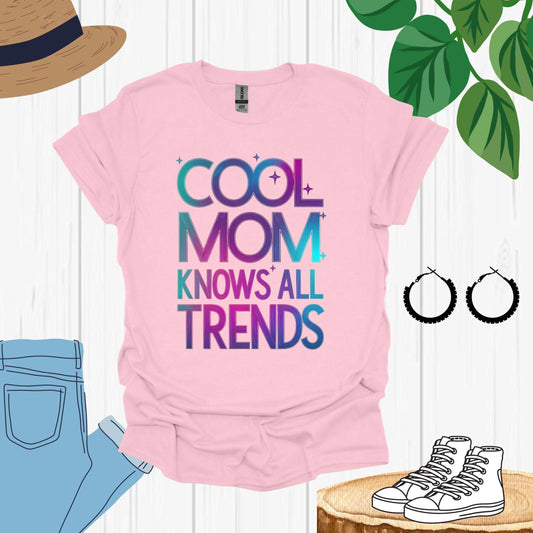 Cool Mom light pink Shirt Laid-Back and Fun Mom