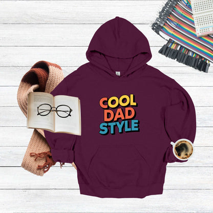 Cool Dad Maroon Hoodie