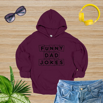 Funny Dad Maroon Hoodie | Enjoy Dad Joked