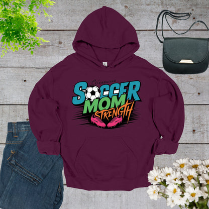 Soccer Mom Maroon Hoodie