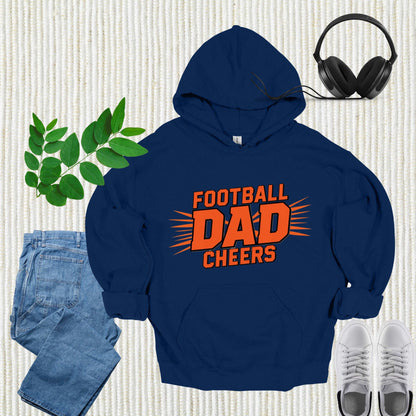 Football Dad Navy Hoodie