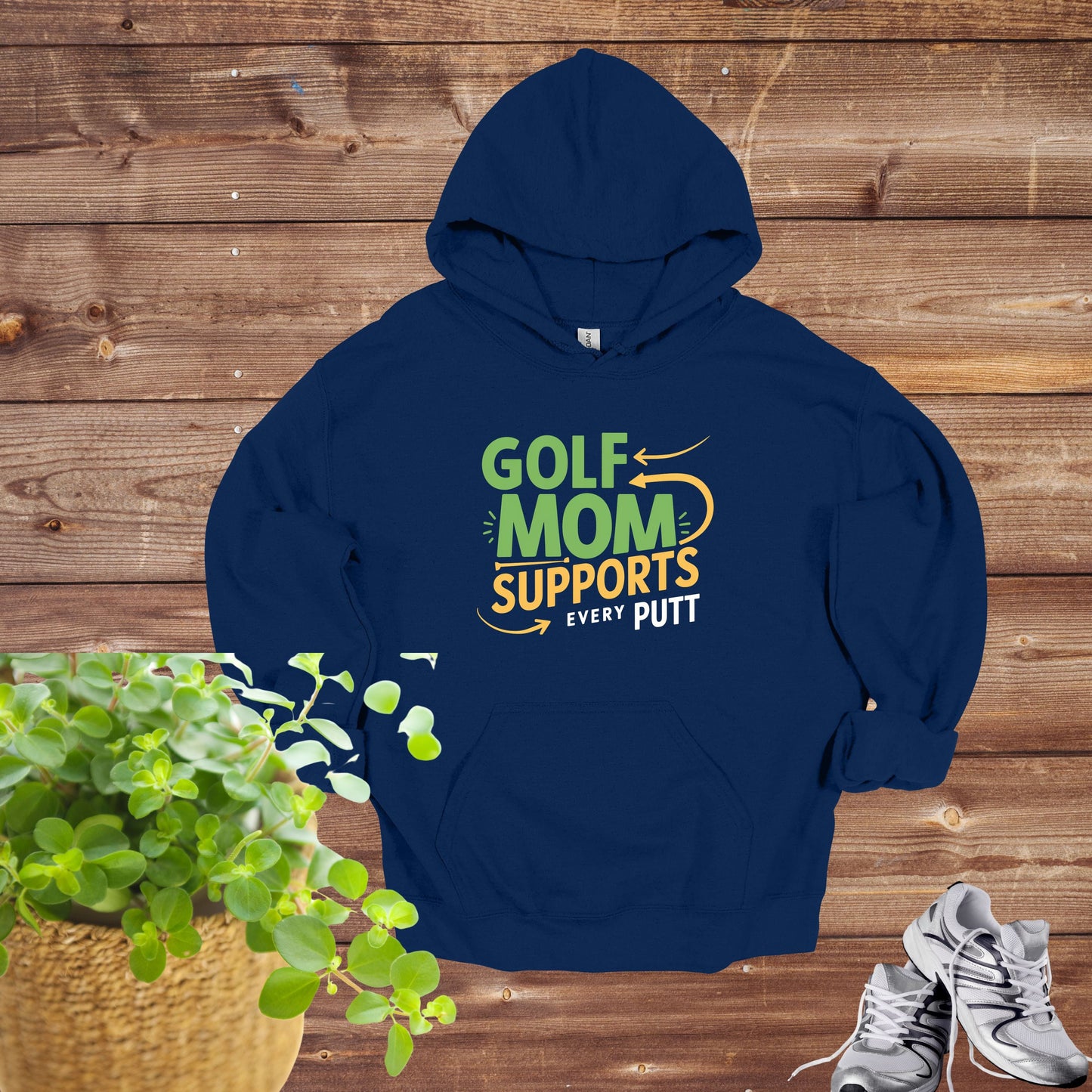 Golf Mom Navy Hoodie