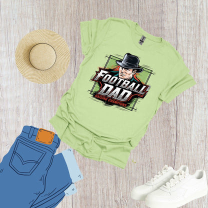 Football Dad Pistachio Shirt Raising Champions Daily