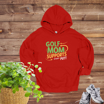 Golf Mom Red Hoodie