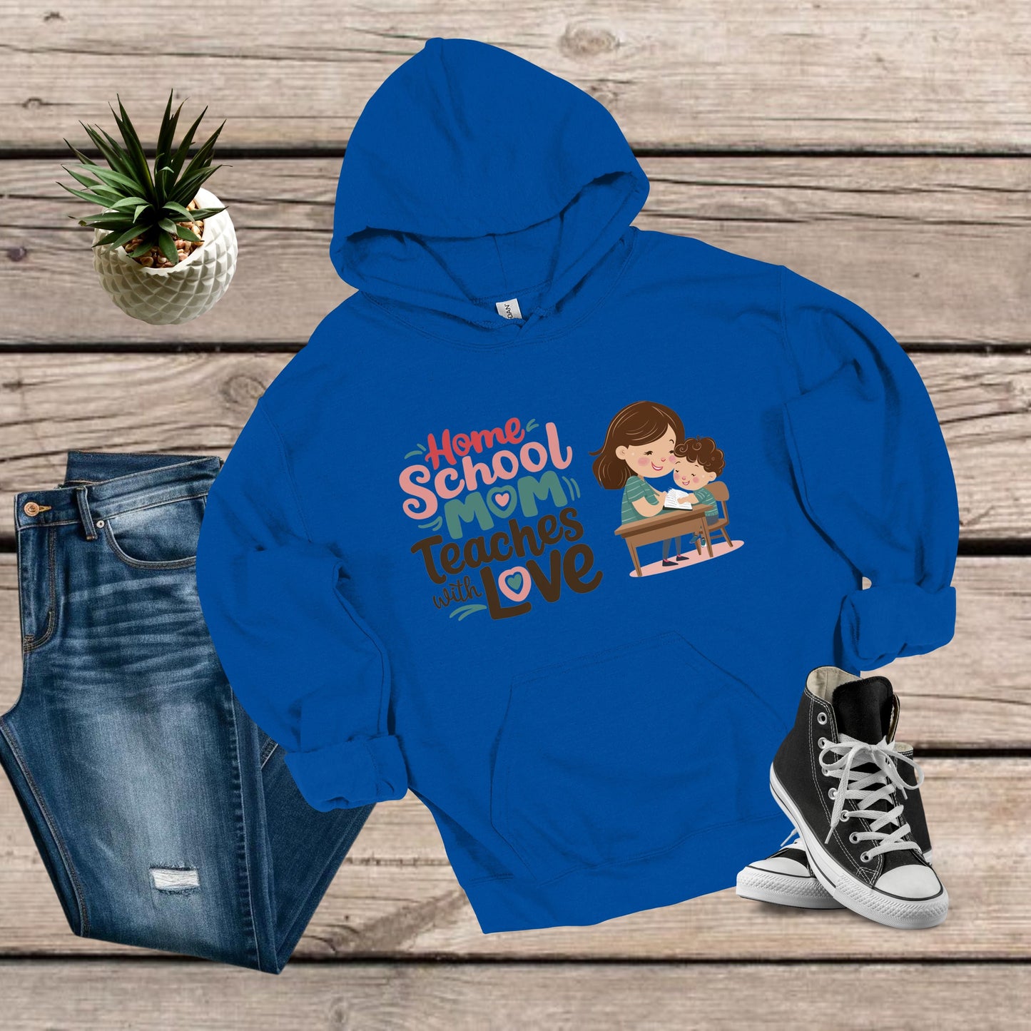 Soccer Mom Royal Hoodie