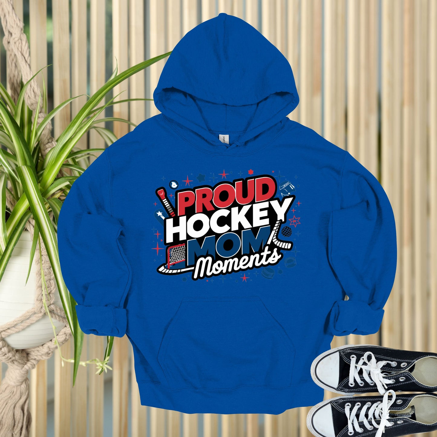 Proud Hockey Mom Royal Hoodie