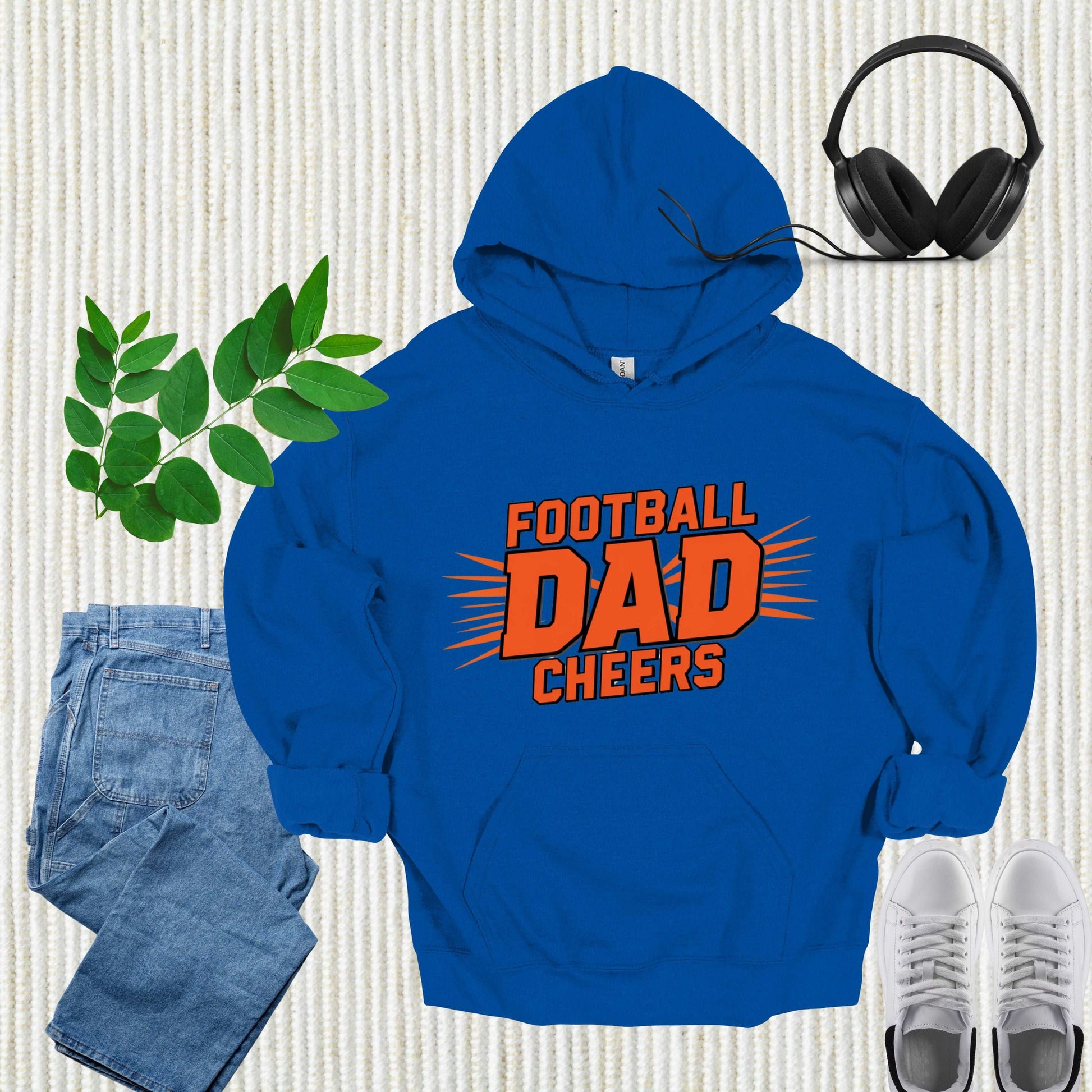 Football Dad Royal Hoodie