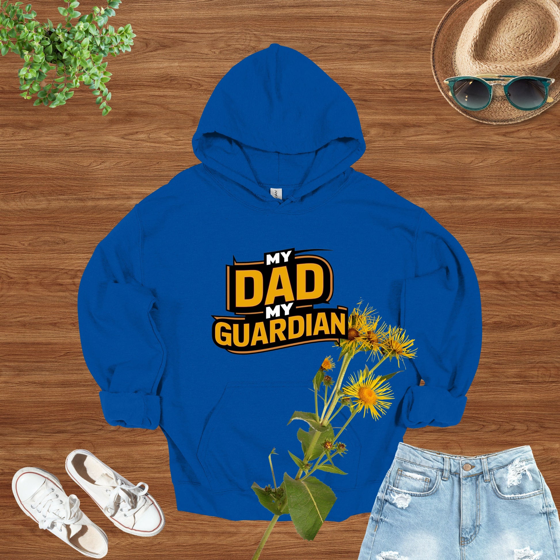 My Dad My Guardian Royal Hoodie