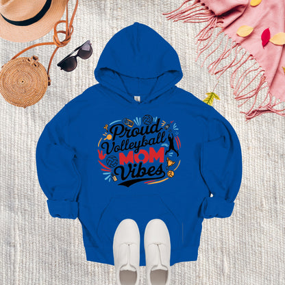 Volleyball Mom Royal Hoodie