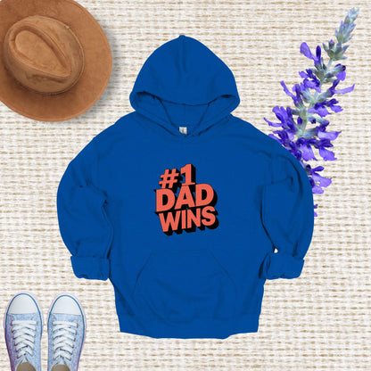 #1 Dad Royal Hoodie