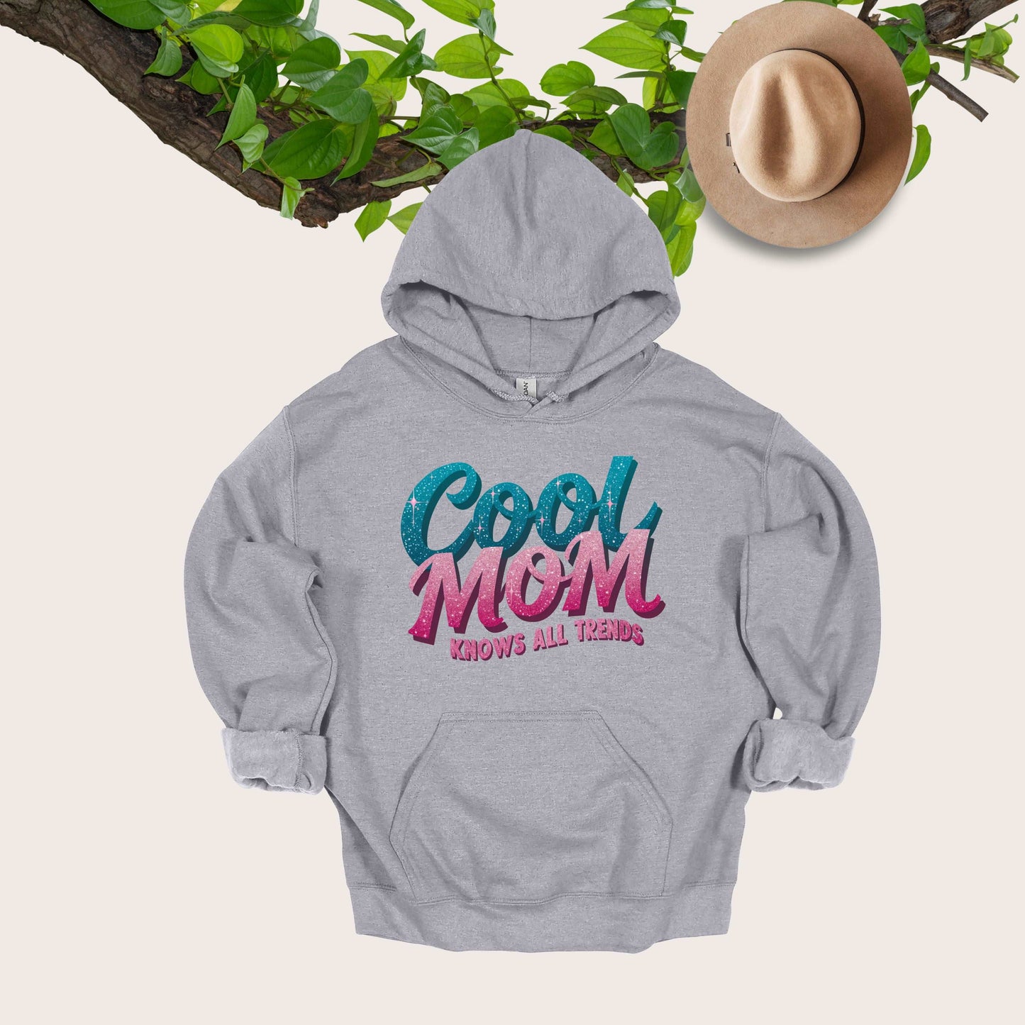 Cool Mom Sport Grey Hoodie