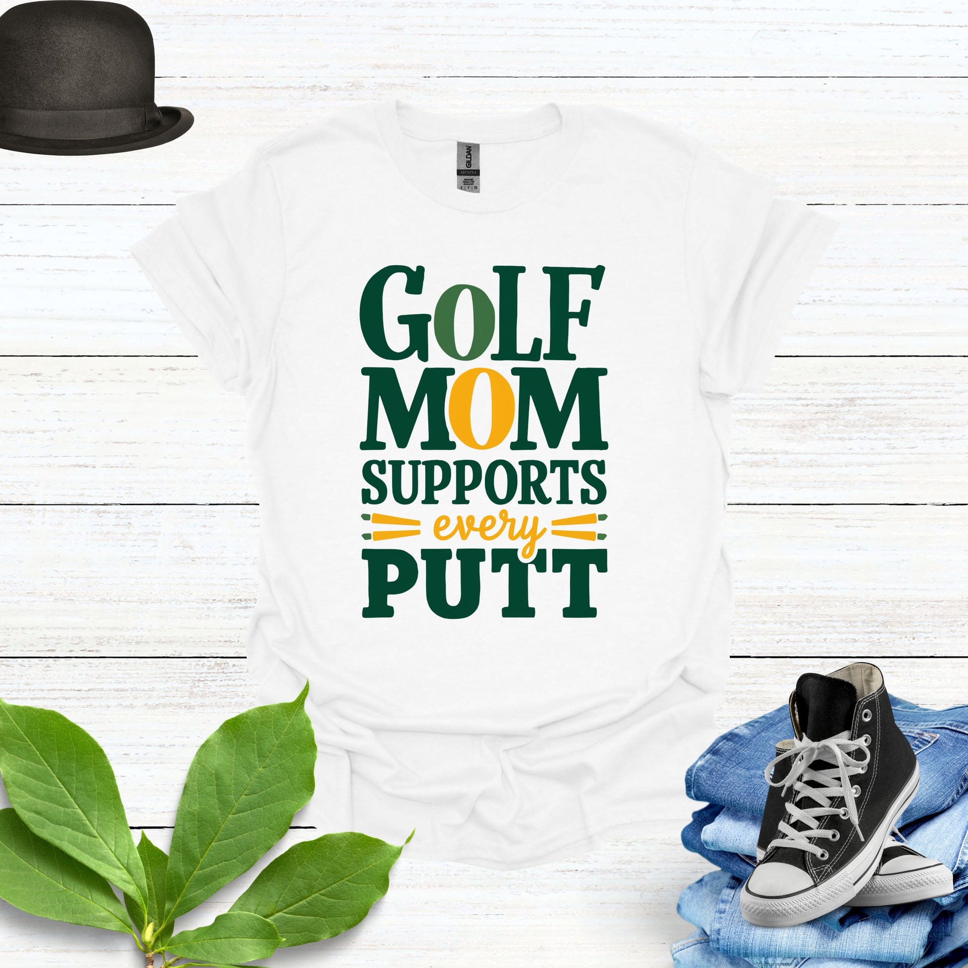 Golf Mom white Shirt - Golf Mommy Life