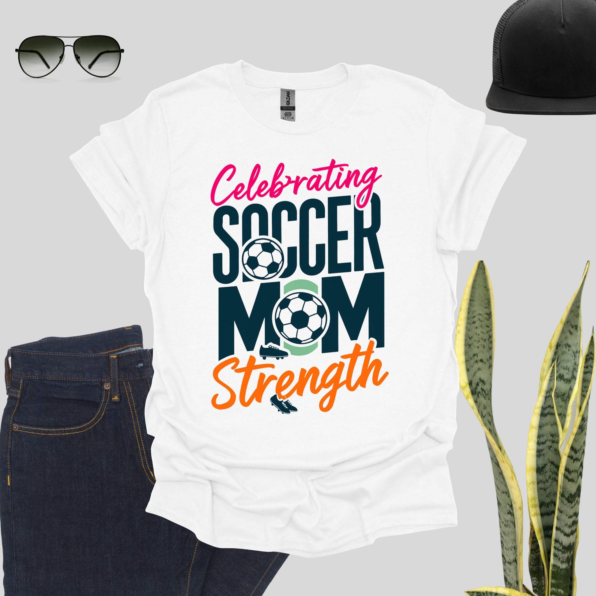 Soccer Mom white Shirt