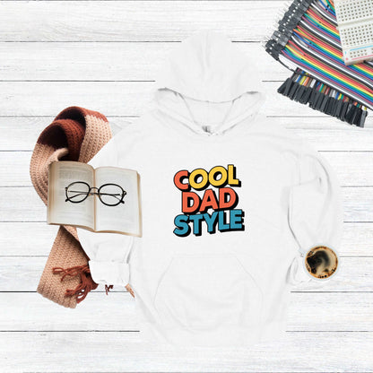 Cool Dad White Hoodie